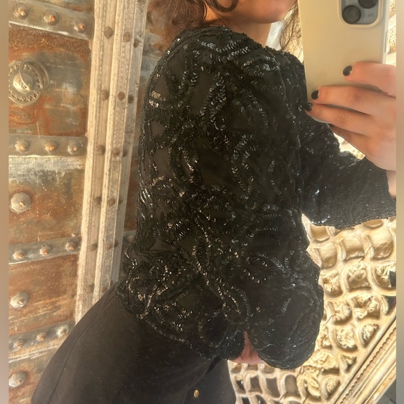 Lawrence Kazar Sequin Jacket - Picture 6 of 6